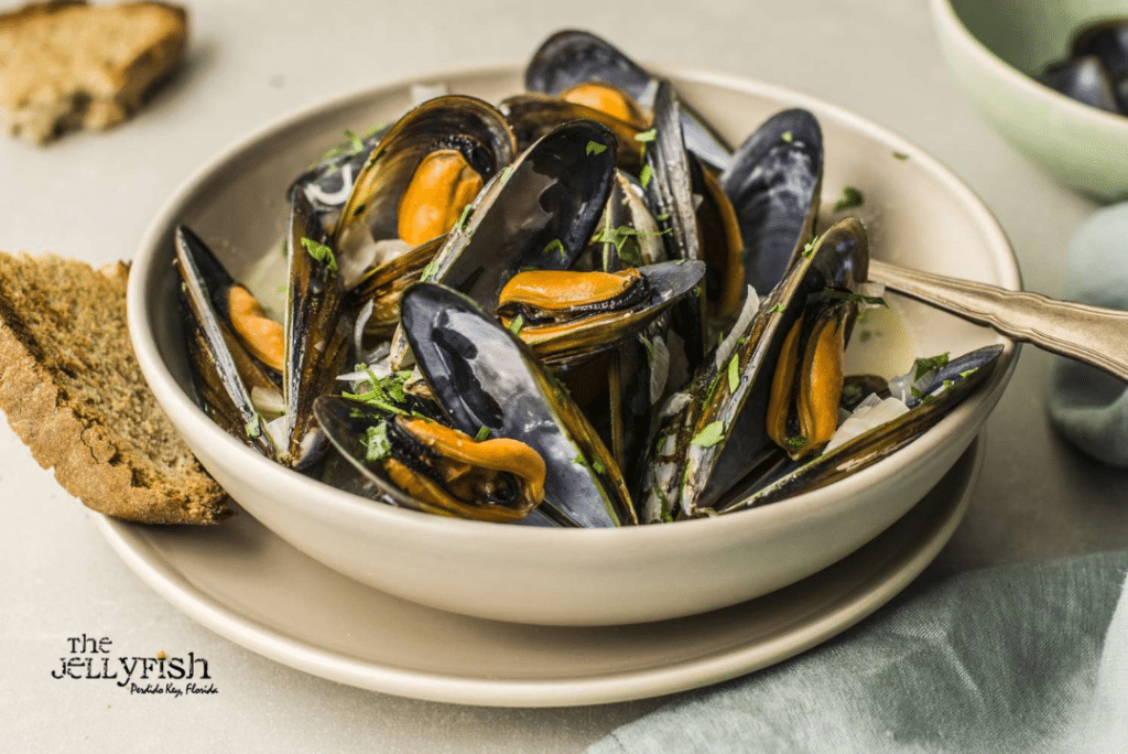 Steamed Mussels in Perdido Key